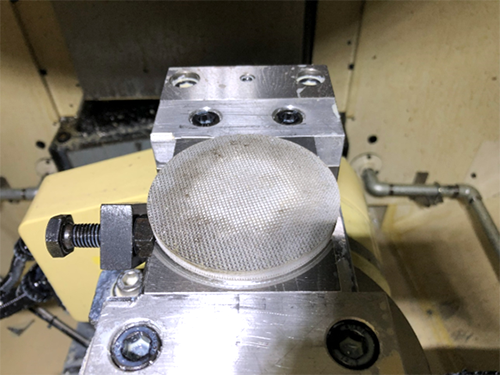 EOSの金属3Dプリンターで製造した部品の切削加工①